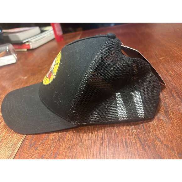Guns N Roses Trucker Hat Mesh Cap Snapback Black Bravado One Size Rock 90s Retro - Picture 8 of 8
